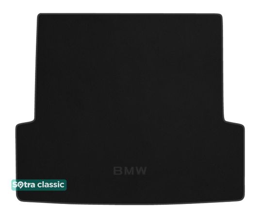 Двухслойные коврики Sotra Classic Black для BMW 3-series (E91)(универсал)(багажник) 2005-2012 - Фото 1