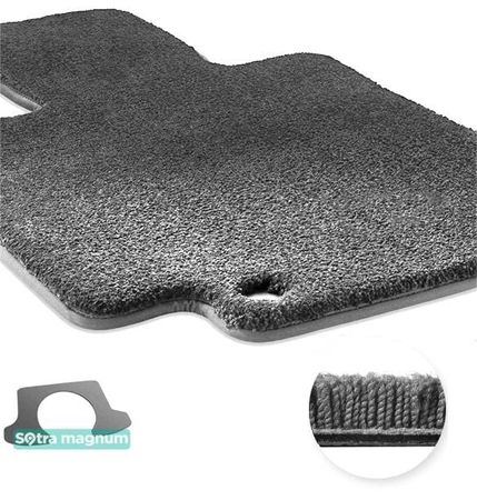 Двошарові килимки Sotra Magnum Grey для Toyota GT86 (mkI)(з вирізом під запаску)(багажник) 2012-2021 - Фото 1