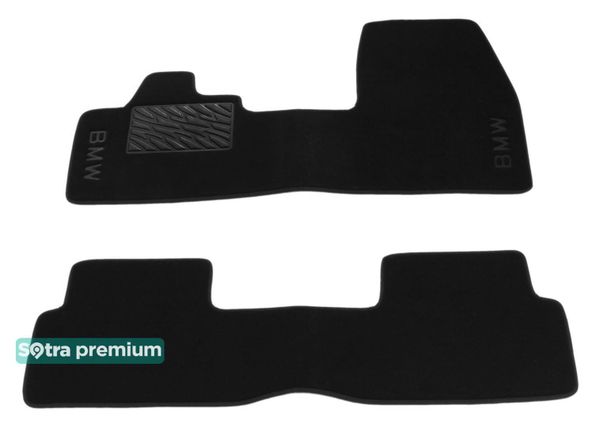 Двошарові килимки Sotra Premium Black для BMW i3 (I01) 2013-2022 - Фото 1