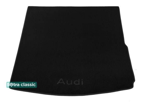 Двошарові килимки Sotra Classic Black для Audi A6/S6/RS6 (mkIII)(C6)(седан)(багажник) 2004-2011 - Фото 1