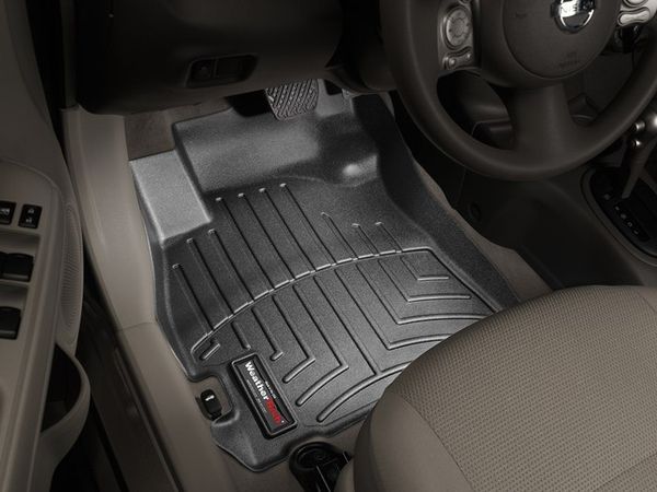 Коврики Weathertech Black для Nissan Note (E12)/ Sunny (N17)(trunk lever on driver floor side)(small centre console)(1 row) 2012-2020 - Фото 2