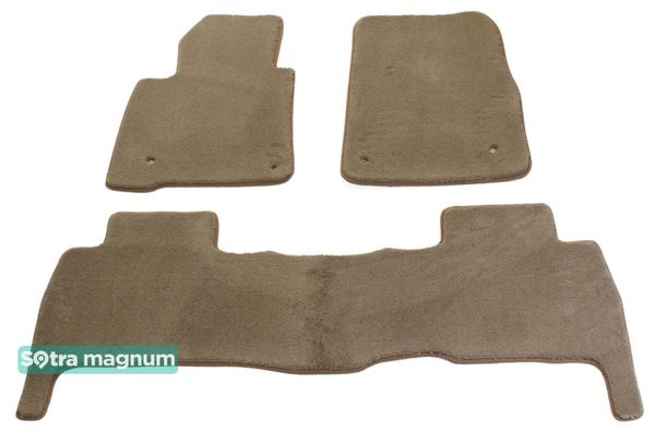 Двошарові килимки Sotra Magnum Beige для Toyota Land Cruiser (J200)(1-2 ряд) 2007-2012 - Фото 2