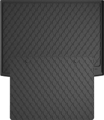 Гумовий килимок у багажник Gledring для Mercedes-Benz B-Class (W246) 2011-2018 (верхній рівень)(багажник із захистом)
