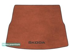 Двошарові килимки Sotra Premium Terracotta для Skoda Superb (mkII)(універсал)(багажник) 2008-2015