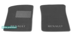 Двухслойные коврики Sotra Premium Grey для Renault Kangoo (mkI)(1 ряд) 1997-2007