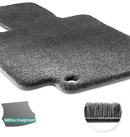 Двошарові килимки Sotra Magnum Grey для Jac J6 (mkI)(багажник) 2011-2018 - Фото 1