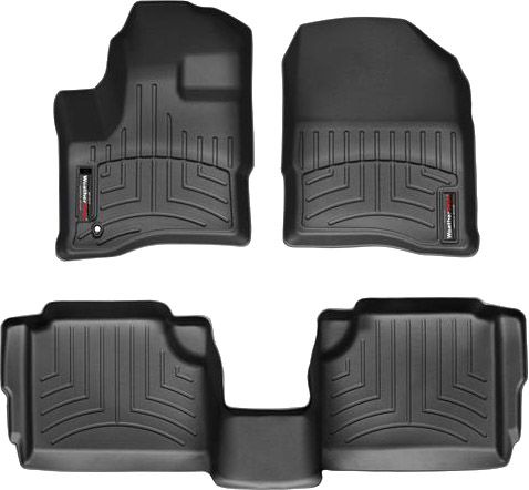 Коврики Weathertech Black для Lincoln MKS (mkI) 2009-2010 - Фото 1