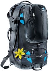 Туристический рюкзак Deuter Traveller 60 + 10 SL (Black/Turquoise)
