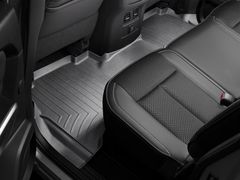 Коврики Weathertech Black для Nissan Titan XD (double cab)(mkII)(1 row bucket seats)(with organizer under 2 row) 2016→  - Фото 3