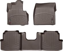 Коврики Weathertech Choco для Mercedes-Benz G-Class (W463)(with cup folders on floor of 2 row) 2012-2018 - Фото 1