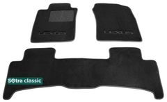 Двошарові килимки Sotra Classic Black для Lexus GX (mkI)(J120) 2002-2009