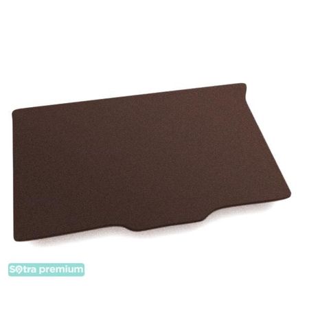 Двошарові килимки Sotra Premium Chocolate для Fiat Panda (mkIII)(багажник) 2011→ - Фото 1