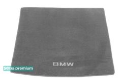 Двухслойные коврики Sotra Premium Grey для BMW X1 (F48)(багажник) 2015-2022