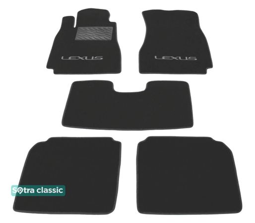 Двошарові килимки Sotra Classic Grey для Lexus LS (mkIII) 2000-2007 - Фото 1
