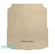 Двошарові килимки Sotra Premium Beige для Volkswagen Arteon (mkI)(ліфтбек)(багажник) 2017→ - Фото 1