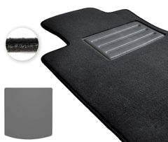 Двошарові килимки Optimal для Acura MDX (mkIII)(складений 3 ряд)(багажник) 2014-2020