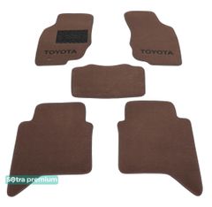 Двошарові килимки Sotra Premium Chocolate для Toyota Hilux (mkVII) 2011-2015