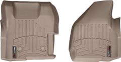 Килимки WeatherTech Beige для Ford Super Duty (mkIII)(single cab)(with 4x4 shifter)(no dead pedal)(1 row) 2011-2012 automatic