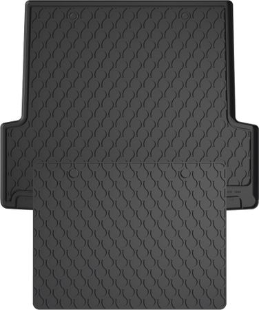 Гумовий килимок у багажник Gledring для BMW 3-series (E91)(універсал) 2005-2012 (багажник із захистом) - Фото 1