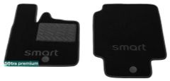 Двошарові килимки Sotra Premium Black для Smart ForTwo (A450-W450) 1998-2006 - Фото 1