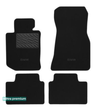 Двошарові килимки Sotra Premium Black для BMW 3-series (G20; G21; G80; G81) 2018→ - Фото 1