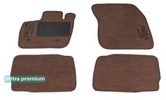 Двухслойные коврики Sotra Premium Chocolate для Ford Fusion (mkII) 2013-2020