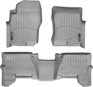 Коврики Weathertech Grey для Nissan Pathfinder (US)(mkIII) / Nissan Xterra (N50)(1-2 row)(3 fixing) 2008-2015 - Фото 1