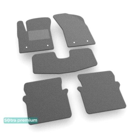 Двошарові килимки Sotra Premium Grey для Dodge Avenger (mkI) 2011-2014 - Фото 1