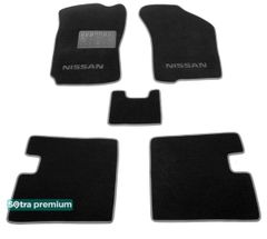 Двошарові килимки Sotra Premium Black для Nissan Sunny (mkI)(N13) 1986-1990