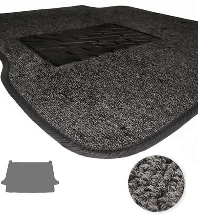 Текстильні килимки Pro-Eco Graphite для Citroen C4 Picasso (mkI)(сложенный 3й ряд)(багажник) 2006-2013 - Фото 1