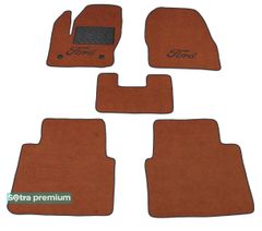 Двошарові килимки Sotra Premium Terracotta для Ford Tourneo Connect (mkII)(1-2 ряд) 2013-2023