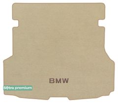 Двухслойные коврики Sotra Premium Beige для BMW 4-series (F36)(гран купе)(багажник) 2013-2020