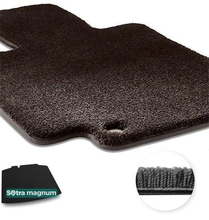 Двошарові килимки Sotra Magnum Black для Skoda Rapid (mkI)(Spaceback)(багажник) 2013-2019 - Фото 1