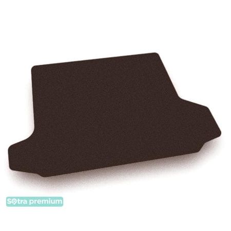 Двошарові килимки Sotra Premium Chocolate для GMC Terrain (mkIII)(з бічними нішами)(багажник) 2018→ - Фото 1