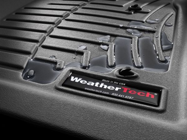 Килимки WeatherTech Black для Nissan Frontier (D41)(Crew Cab)(с Fender Audio) 2022→ - Фото 6