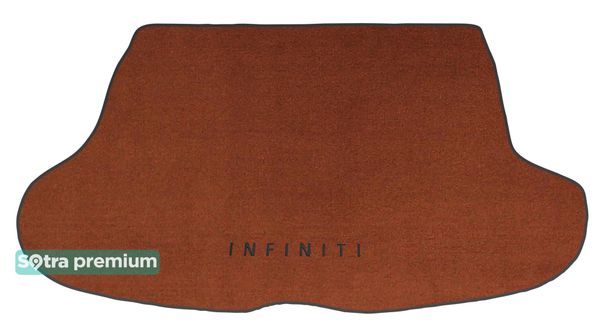 Двошарові килимки Sotra Premium Terracotta для Infiniti EX / QX50 (mkI)(багажник) 2008-2017 - Фото 1