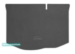 Двошарові килимки Sotra Premium Grey для Ford Fiesta (mkVII)(5-дв. хетчбек)(нижній)(багажник) 2008-2017 - Фото 1