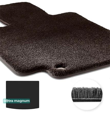 Двошарові килимки Sotra Magnum Black для Seat Ateca (mkI)(без дворівневої підлоги)(верхній)(багажник) 2016→ - Фото 1