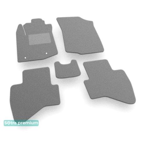 Двошарові килимки Sotra Premium Grey для Toyota Aygo (mkII) 2014-2022 - Фото 1