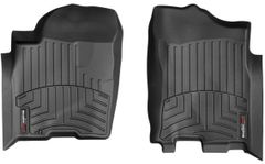 Коврик Weathertech Black для Nissan Titan (extended cab)(mkI)(1 row)(1 fixing hook) 2003-2008 - Фото 1