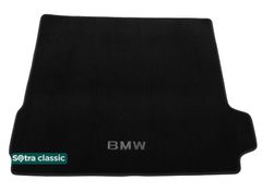 Двухслойные коврики Sotra Classic Black для BMW X5 (E70)(багажник) 2008-2013 