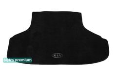 Двошарові килимки Sotra Premium Black для Kia Opirus / Amanti (mkI)(багажник) 2003-2010