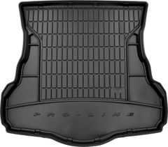 Резиновый коврик в багажник Frogum Pro-Line для Ford Mondeo (mkV)(лифтбэк) 2014-2022 (без двухуровневого пола)(с докаткой)(багажник)