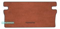 Двухслойные коврики Sotra Premium Terracotta для Toyota ProAce (mkII)(L2)(3 ряд - 1+2)(багажник) 2016→