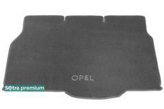 Двошарові килимки Sotra Premium Grey для Opel Astra (mkIII)(H)(хетчбек)(багажник) 2004-2014