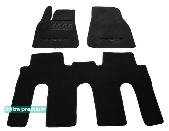Двошарові килимки Sotra Premium Black для Tesla Model X (mkI)(1-2 ряд) 2015 - 22/08/2017 - Фото 1