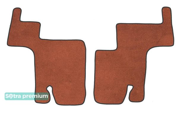 Двошарові килимки Sotra Premium Terracotta для Mercedes-Benz GL/GLS-Class (X166)(3 ряд) 2013-2019 - Фото 1