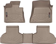 Коврики Weathertech Beige для BMW X5 (F15) / X6 (F16)(1-2 row) 2014-2018