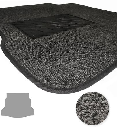 Текстильні килимки Pro-Eco Graphite для Honda Civic (mkX)(хетчбек)(с запаской)(нижний)(багажник) 2015-2021 - Фото 1
