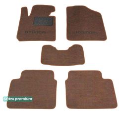 Двошарові килимки Sotra Premium Chocolate для Hyundai Veloster (mkI) 2011-2018